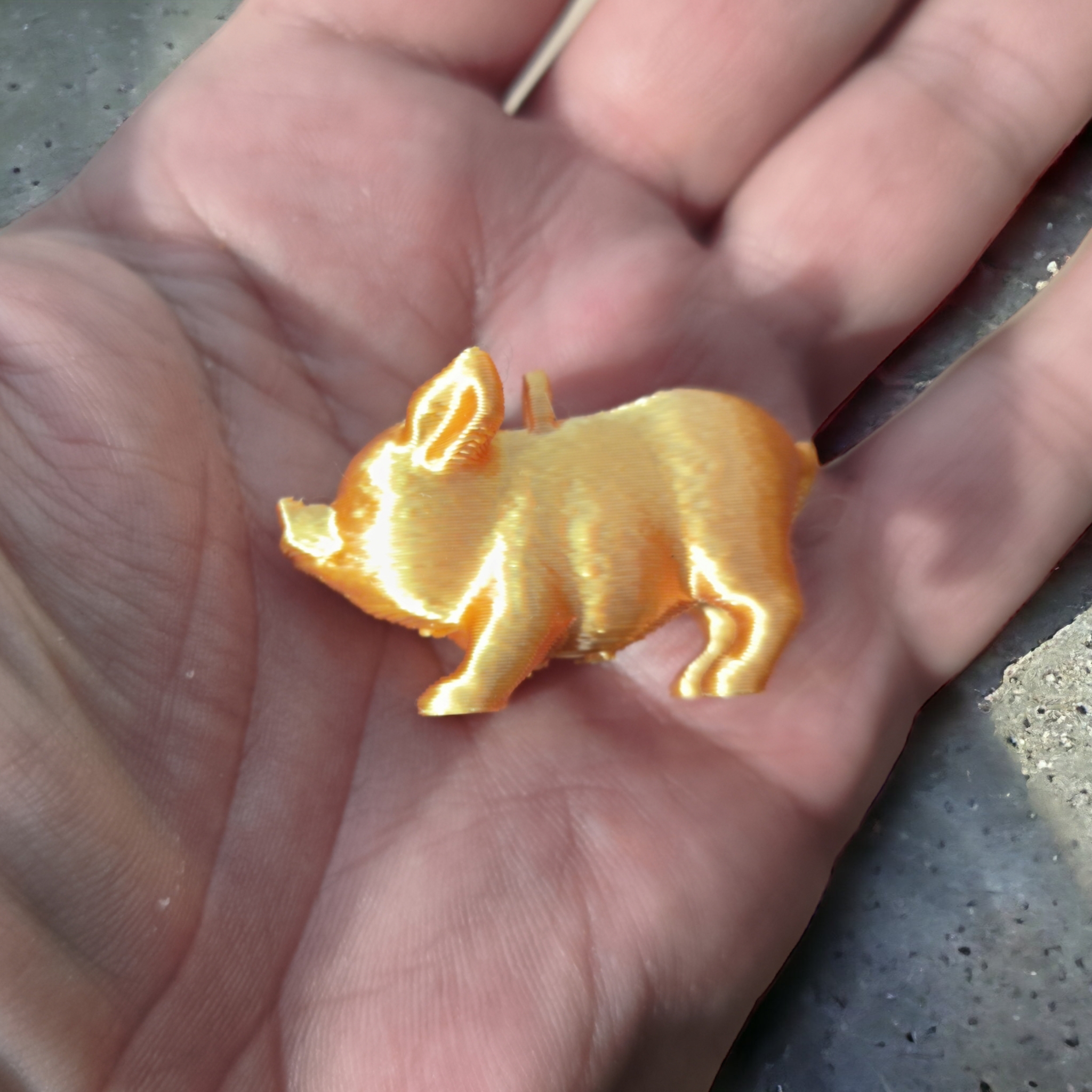 Zlaté prasátko 3D - sada 10 kusů